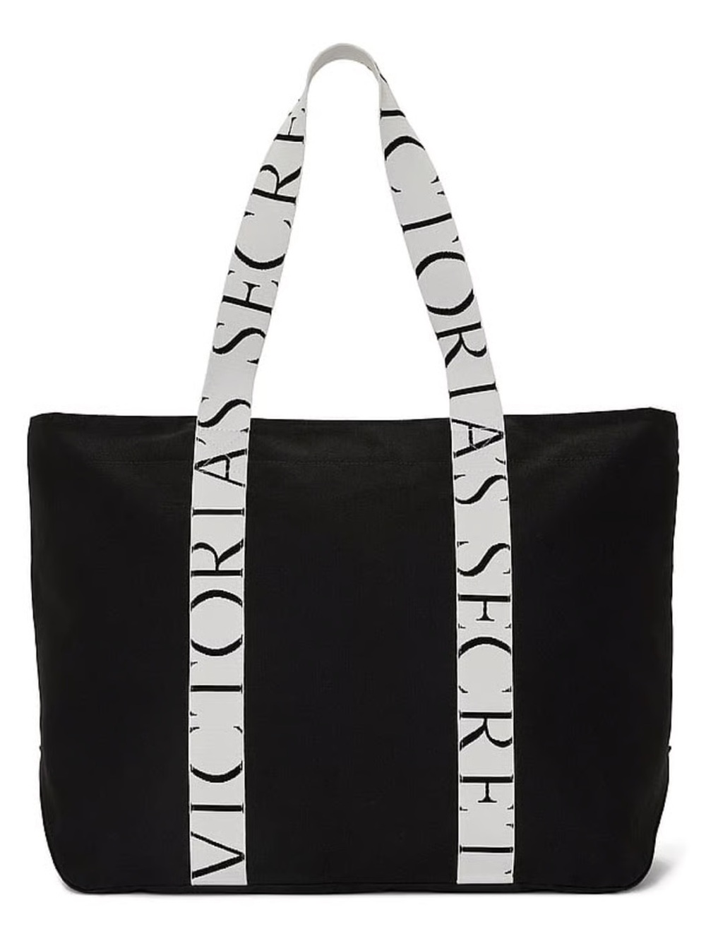 Limited Edition Victoria's Secret
Large Black Tote, Leopard Print Lining - NWT